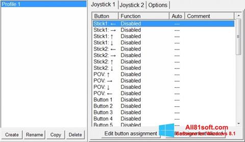 Screenshot JoyToKey para Windows 8.1