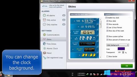 Screenshot Atomic Alarm Clock para Windows 8.1