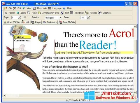 Screenshot PDF Reader para Windows 8.1