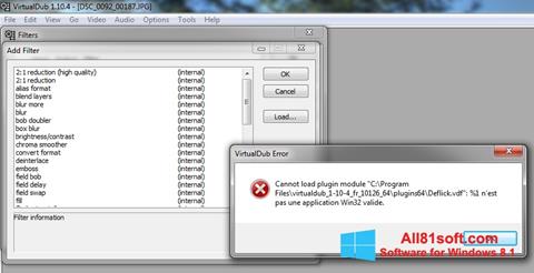 Screenshot VirtualDub para Windows 8.1