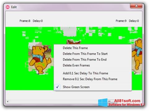 Screenshot GifCam para Windows 8.1