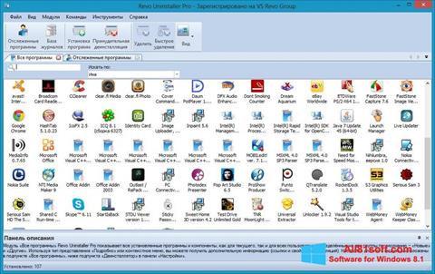 Screenshot Revo Uninstaller Pro para Windows 8.1