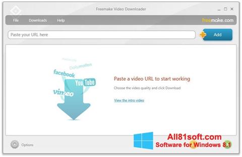 Screenshot Freemake Video Downloader para Windows 8.1