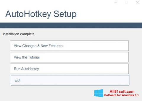 Screenshot AutoHotkey para Windows 8.1