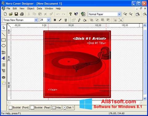 Screenshot Nero Cover Designer para Windows 8.1